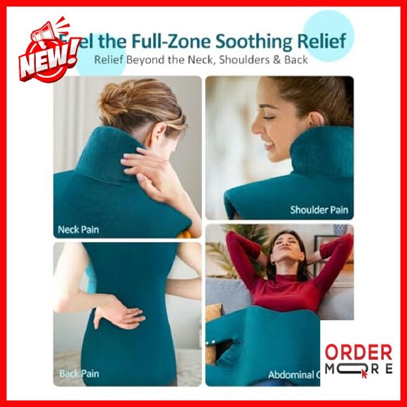 Extra Large Heating Pad for Neck Shoulder Back Pain Relief Full Body Wrap - Picture 5 of 8